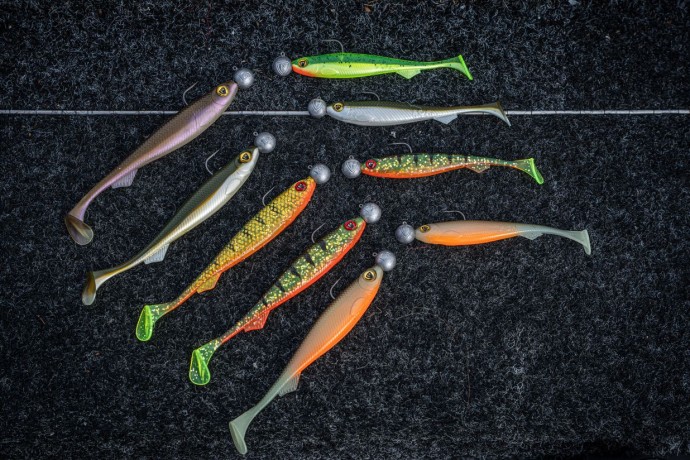Gumeni Mamac Rage Slick Shad UV Hot Olive