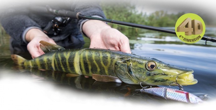 Gumeni Mamac Savage Gear 4D Line Thru Pike 25cm 110gr