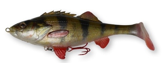 Gumeni Mamac Savage Gear 4D Perch Shad 12,5cm 30gr