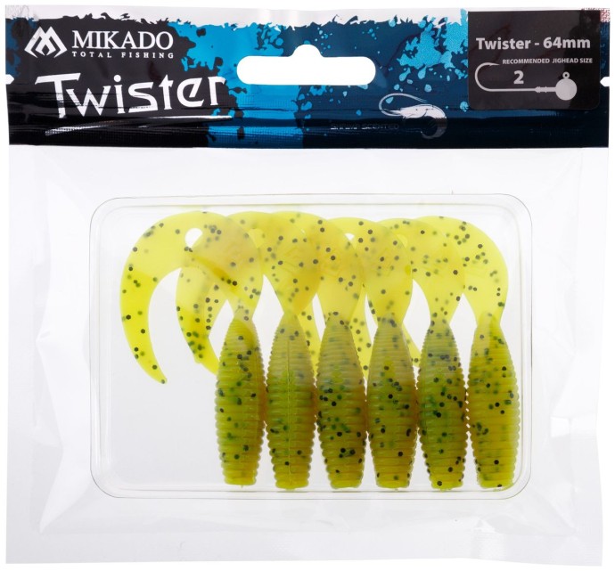 Gumeni Mamac Twister Mikado Chartreuse Pepper