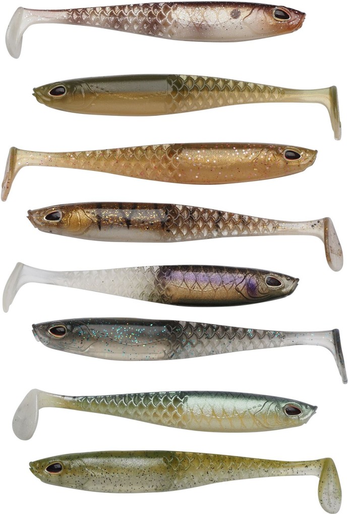 Gumová Nástraha Berkley Cullshad Slim Mixpack Clear Water
