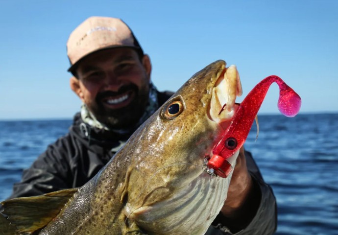 Gumová Nástraha Fishmachine Natural-Pulse Červená