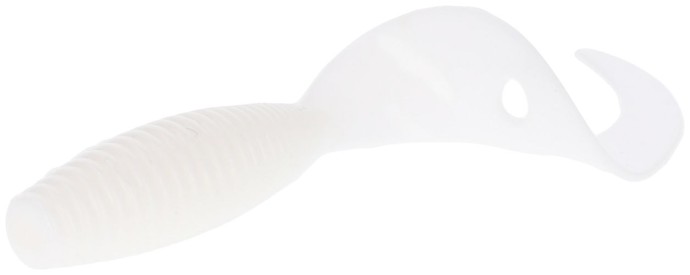 Gumová Nástraha Mikado Twister Bílá