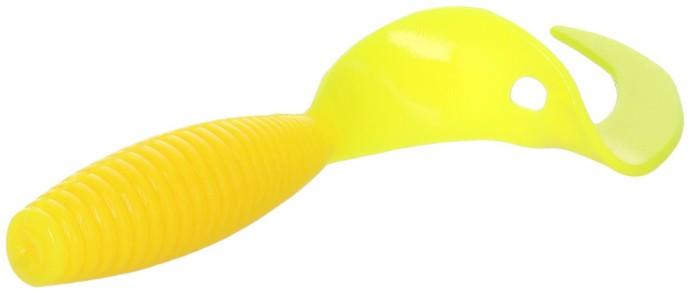 Gumová Nástraha Mikado Twister Yellow