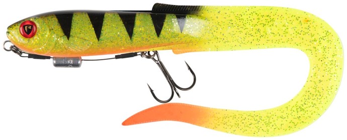 Gumová Nástraha Rage Slick Eel Loaded UV Perch