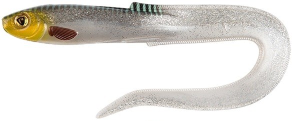 Gumová Nástraha Rage Slick Eel UV Silver Halo