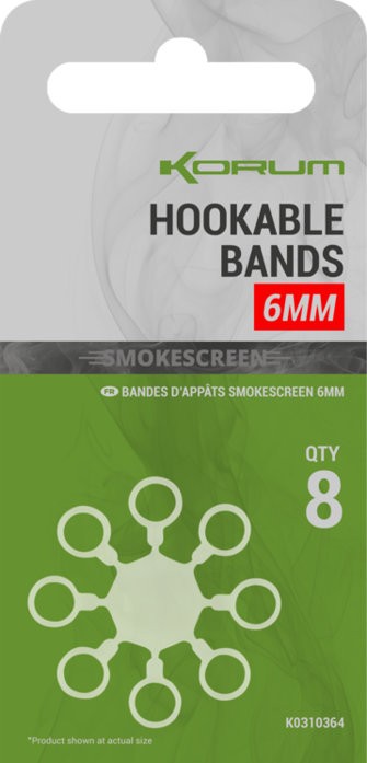 Gumové Kroužky Korum Smokescreen Hookable Bands
