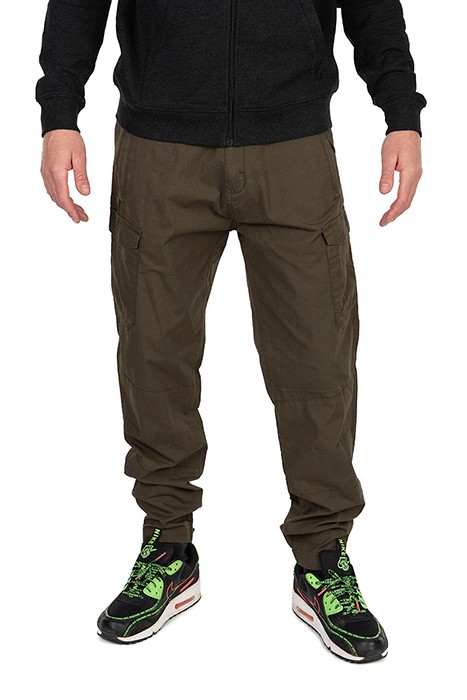 Hlače Fox Collection LW Cargo Trouser Green/Black