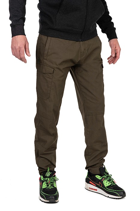 Hlače Fox Collection LW Cargo Trouser Green/Black