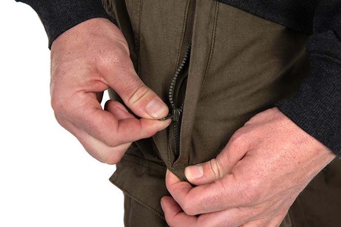 Hlače Fox Collection LW Cargo Trouser Green/Black