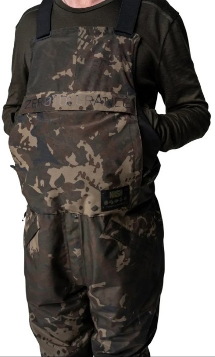 Hlače Nash Zero Tolerance Helluva Waterproof Bib and Brace Camo