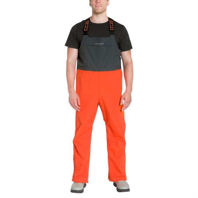 Hlače s naramenicama Grundéns Full Share Bib Orange/Gray