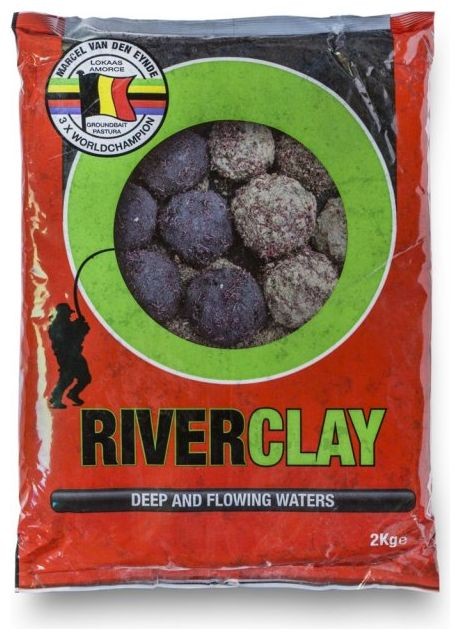 Hlína do Krmení MVDE River Clay Black 2kg