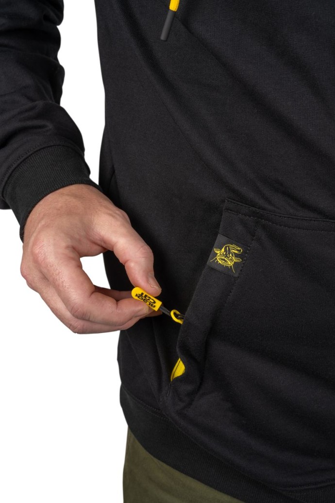 Hoodica Black Cat Black Zip Hoody