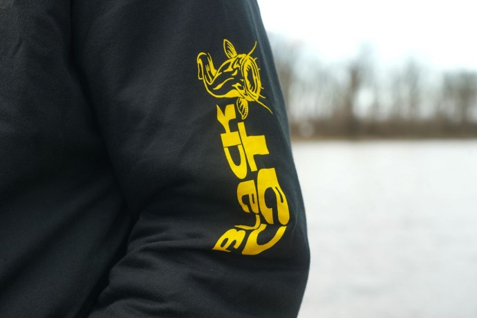 Hoodica Black Cat Black Zip Hoody