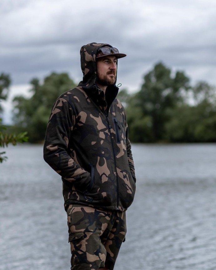 Hoodica Fox Camo Full Zip Prem Sherpa 310 Hoodie