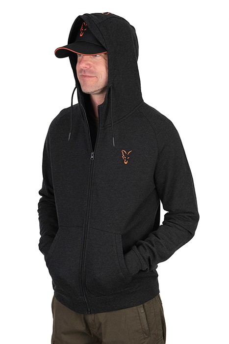 Hoodica Fox Collection LW Hoody Black/Orange