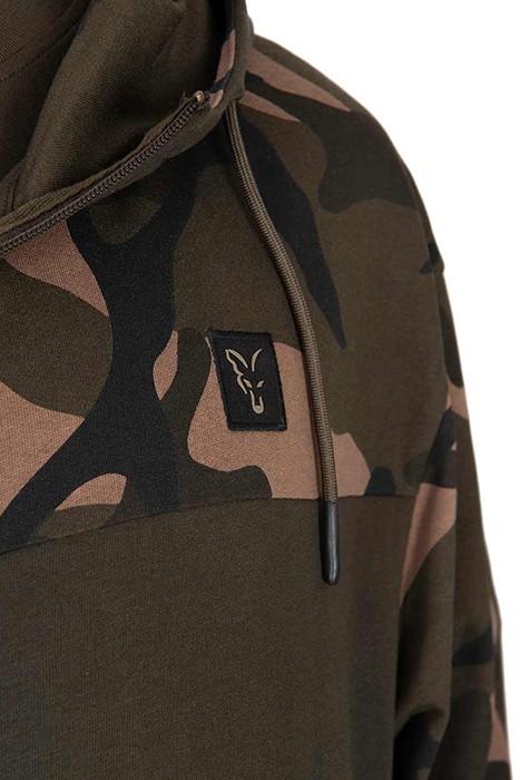 Hoodica Fox LW Khaki/Camo Split Zip Hoody