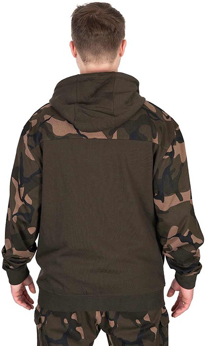 Hoodica Fox LW Khaki/Camo Split Zip Hoody