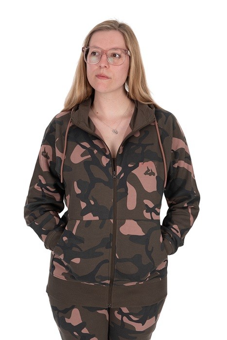 Hoodica Fox Womens Zipped Camo Hoodie
