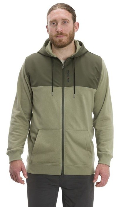 Hoodica Grundéns Daggerboard FZ Hoodie Deep Lichen Green