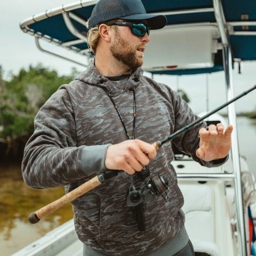 Hoodica Grundéns Dillingham Tech Hoodie Blackbeard