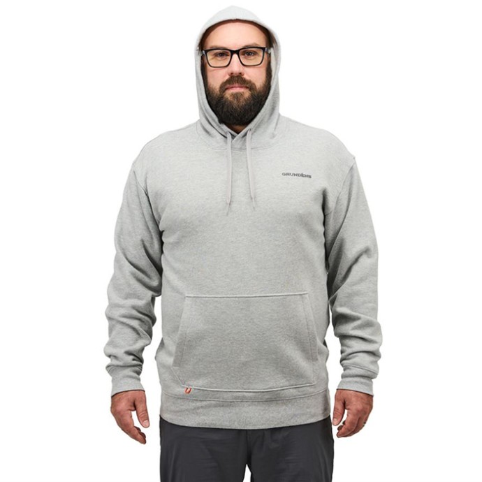 Hoodica Grundéns Displacement DWR Hoodie Commercial Boat Athletic Heather