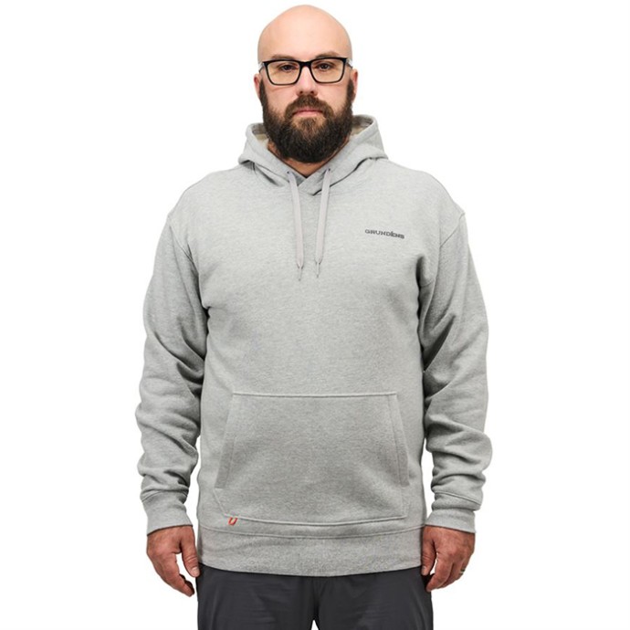 Hoodica Grundéns Displacement DWR Hoodie Commercial Boat Athletic Heather
