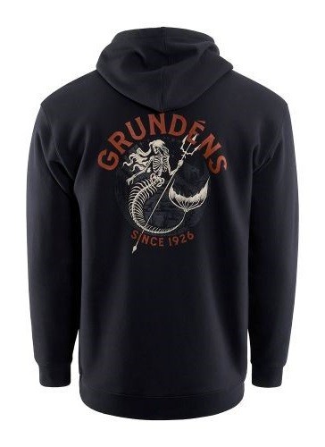 Hoodica Grundéns Displacement DWR Hoodie Dead Reckoning Black