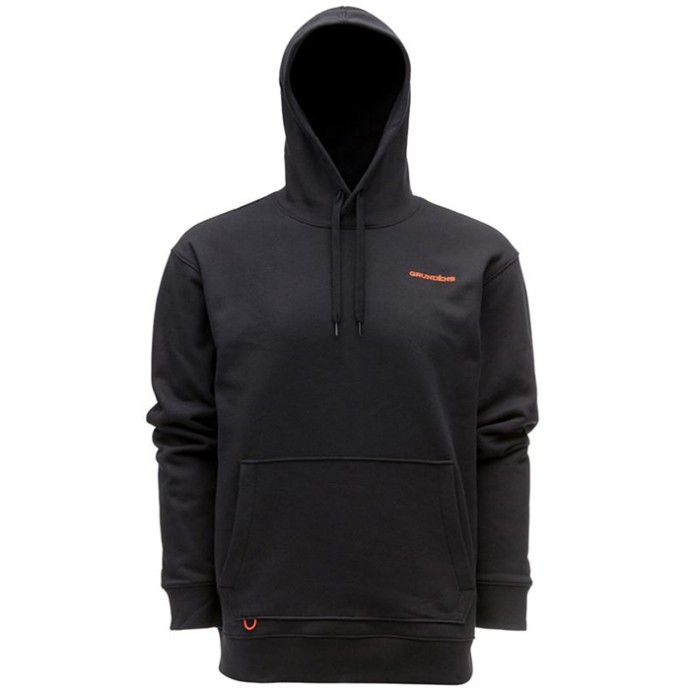 Hoodica Grundéns Displacement DWR Hoodie Logo Anchor Black