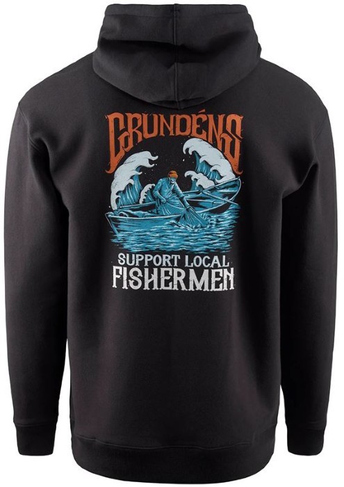 Hoodica Grundéns Displacement DWR Hoodie - SL Fisherman Black