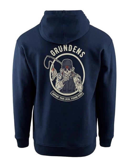 Hoodica Grundéns Displacement DWR Hoodie SL Guides Dark Navy
