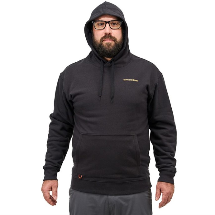Hoodica Grundéns Displacement DWR Hoodie Tuna Tattoo Black
