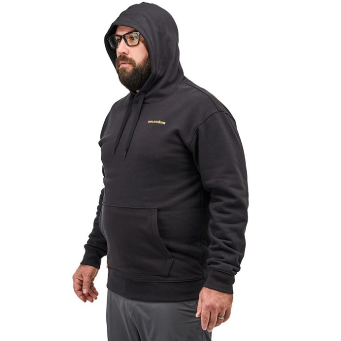 Hoodica Grundéns Displacement DWR Hoodie Tuna Tattoo Black