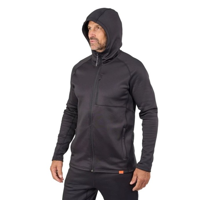 Hoodica Grundéns Grundies Thermal FZ Hoodie Black