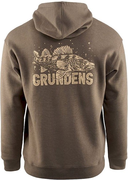 Hoodica Grundéns King of the Lakes Hoodie Otter Heather