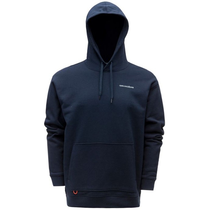 Hoodica Grundéns Logo boat Hoodie Dark Navy