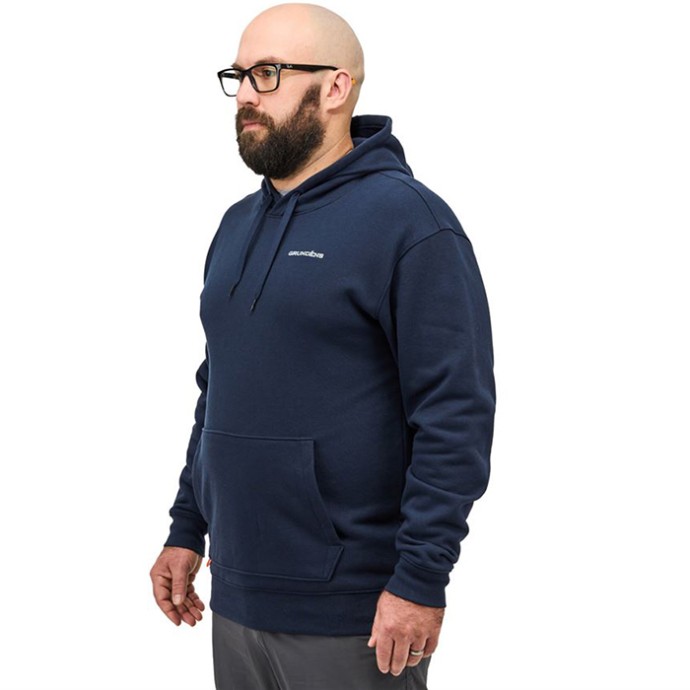 Hoodica Grundéns Logo boat Hoodie Dark Navy