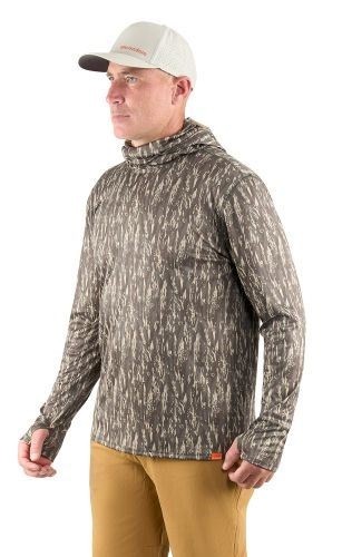 Hoodica Grundéns Tough Sun Masked Hoodie Marsch Camo