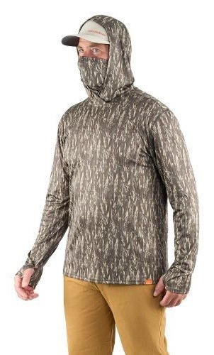 Hoodica Grundéns Tough Sun Masked Hoodie Marsch Camo
