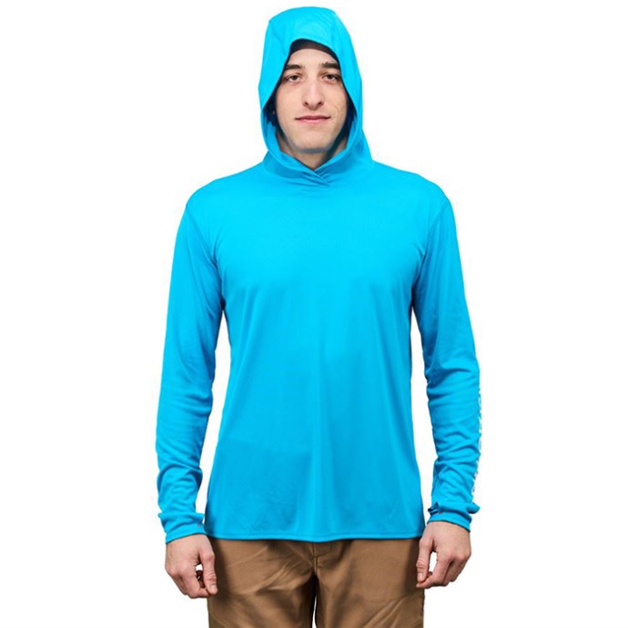 Hoodica Grundéns Tought Sun Hoodie Azure