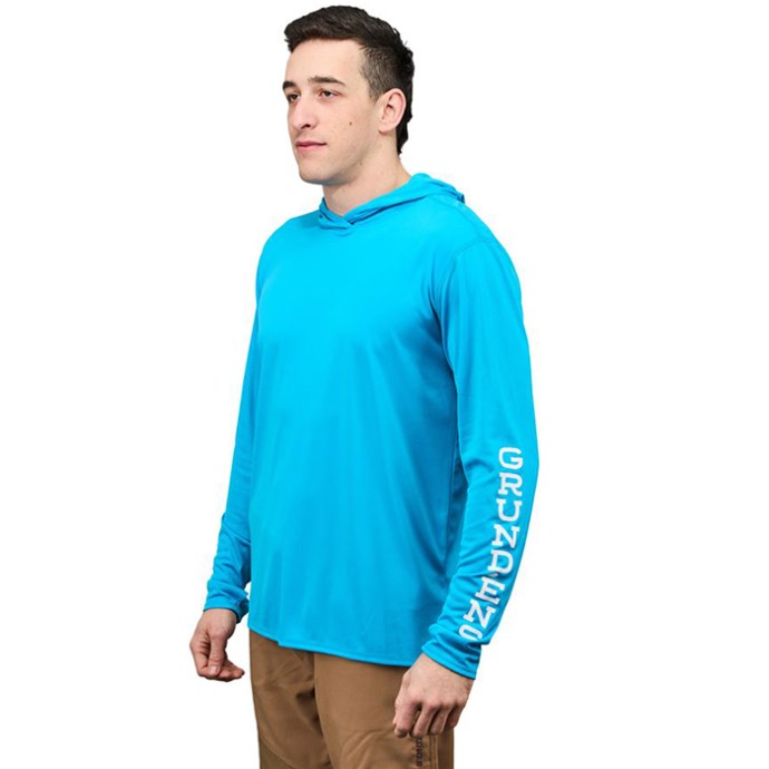 Hoodica Grundéns Tought Sun Hoodie Azure