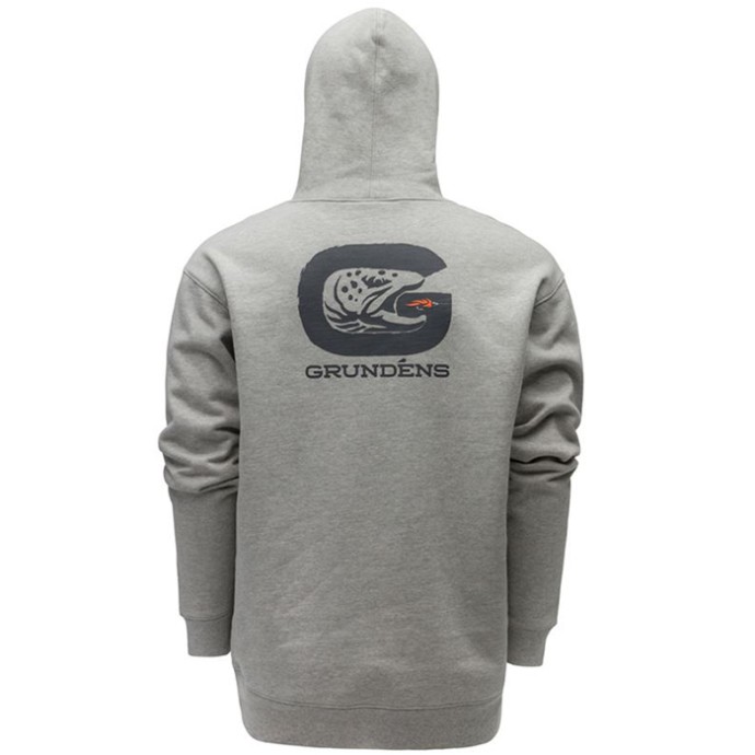 Hoodica Grundéns Trout Hoodie Athletic Heather