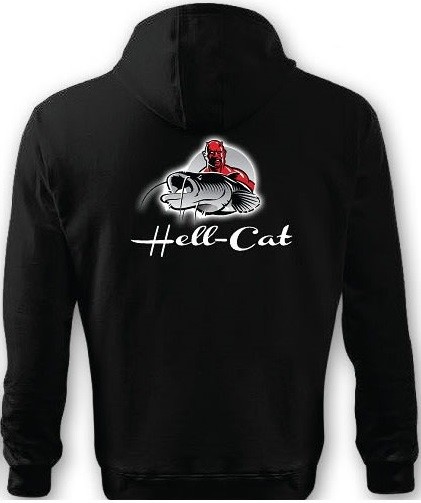 Hoodica Hell-Cat Klokánek s Kapucí crna