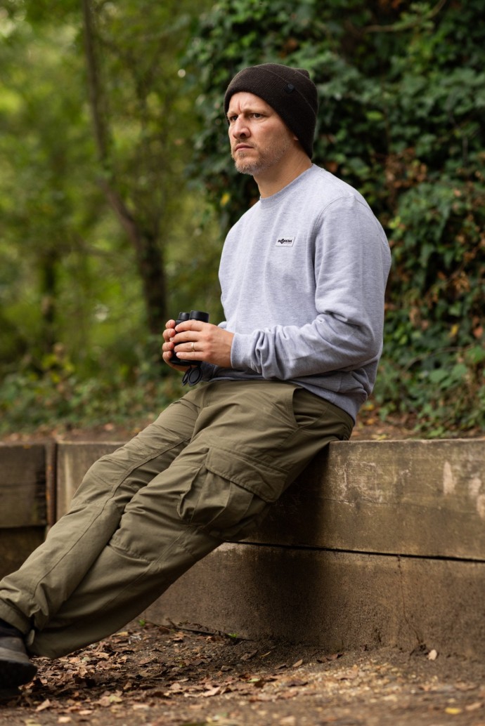 Hoodica Korda Patch Crewneck Heather Grey