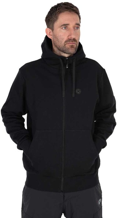 Hoodica Matrix Black Stealth Zip Hoody