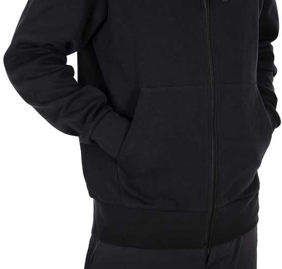 Hoodica Matrix Black Stealth Zip Hoody