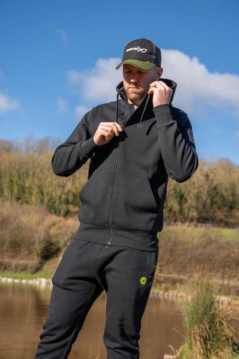 Hoodica Matrix Black Stealth Zip Hoody