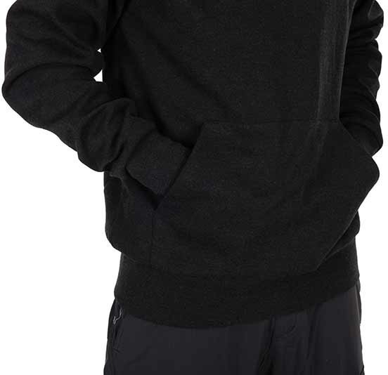 Hoodica Matrix Pullover Hoody Black Marl