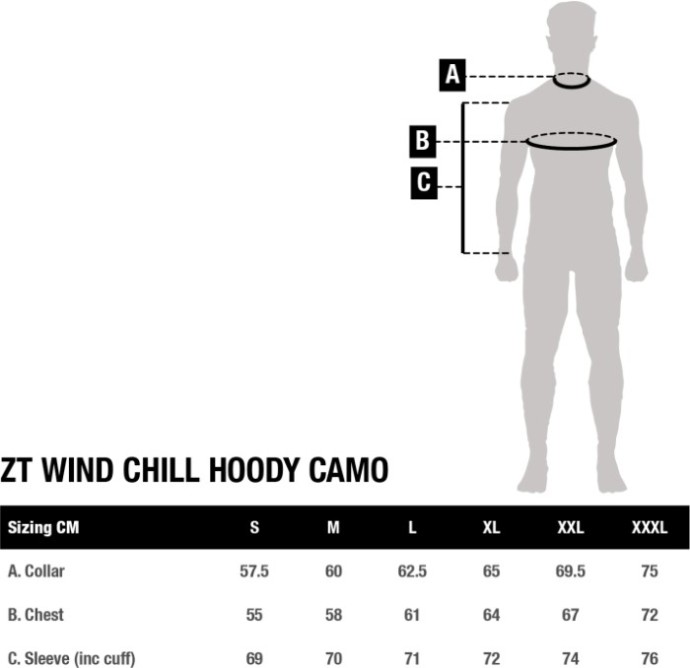 Hoodica Nash Zero Tolerance Wind Chill Hoody Camo